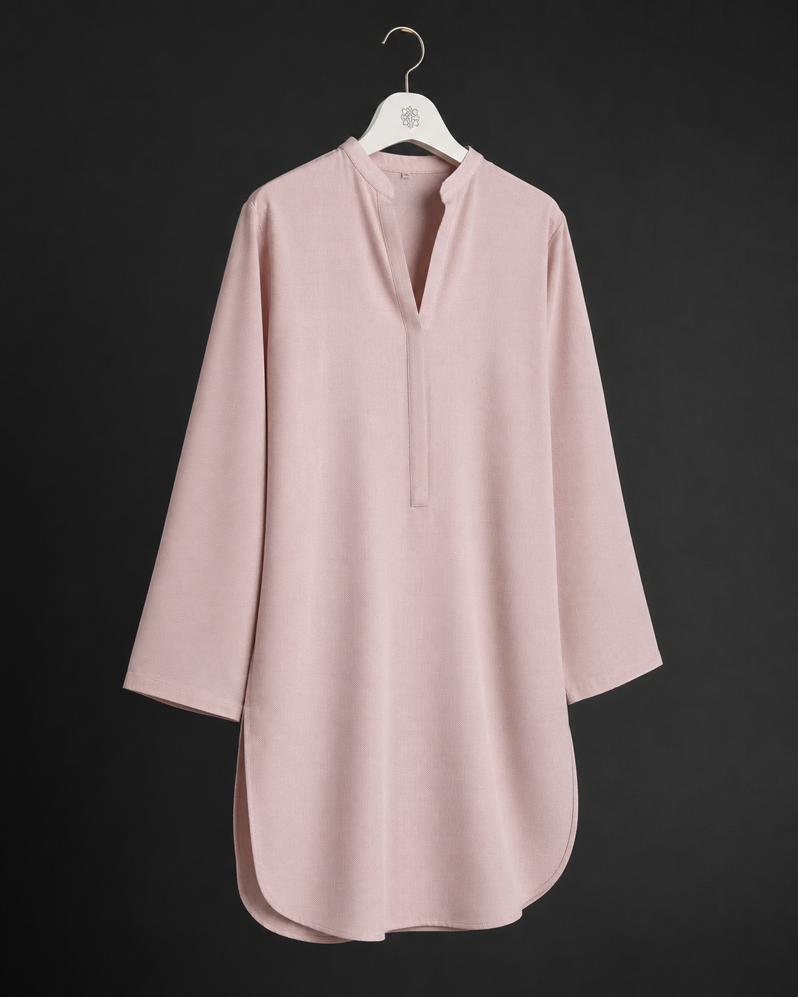 LK-005 Tea Pink Linen XXL Kurti