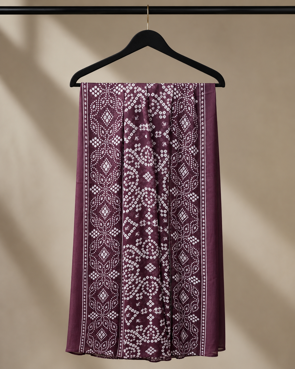 BM-DP-001 Bandhani Print Chiffon Dupatta