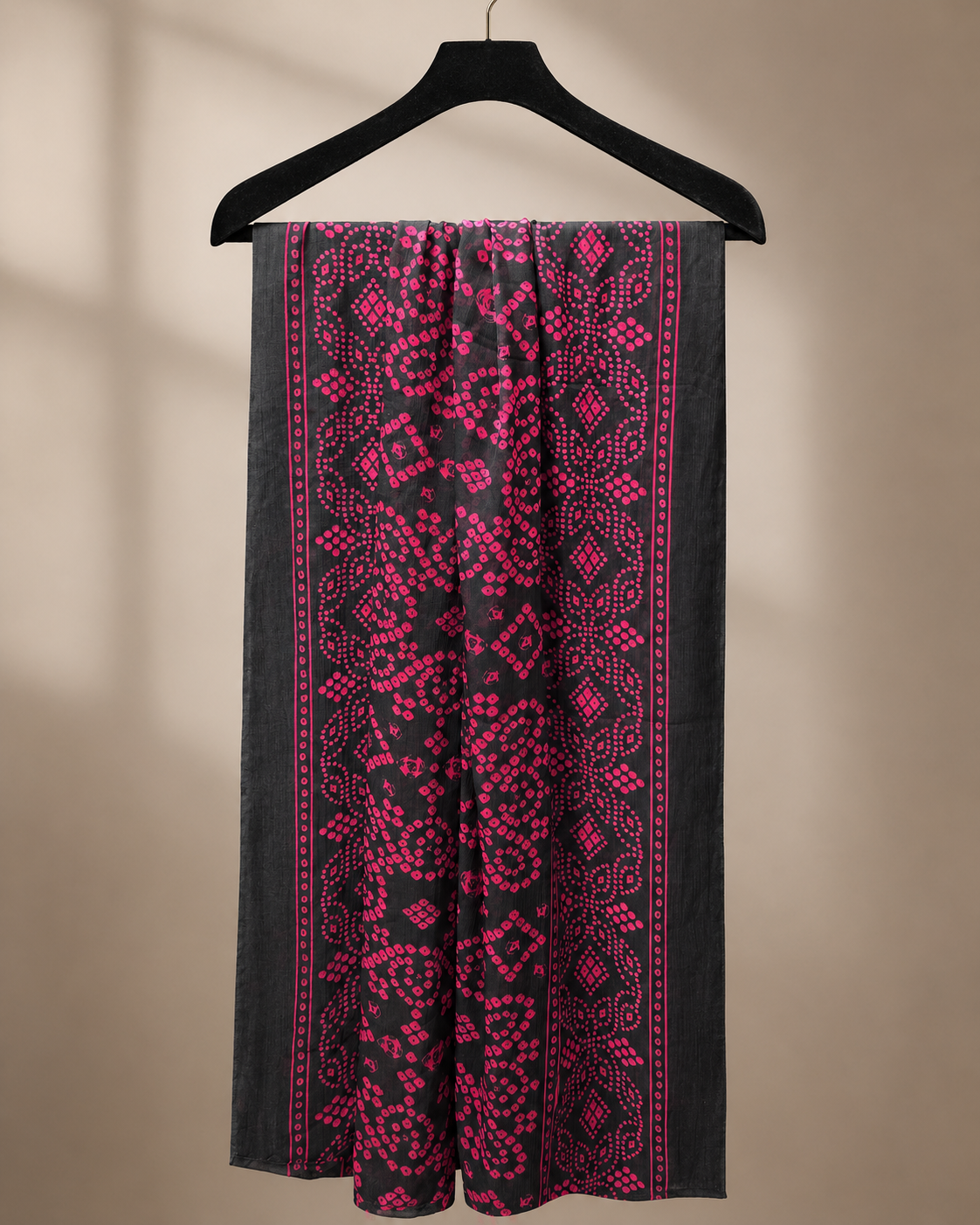 BM-DP-001 Bandhani Print Chiffon Dupatta