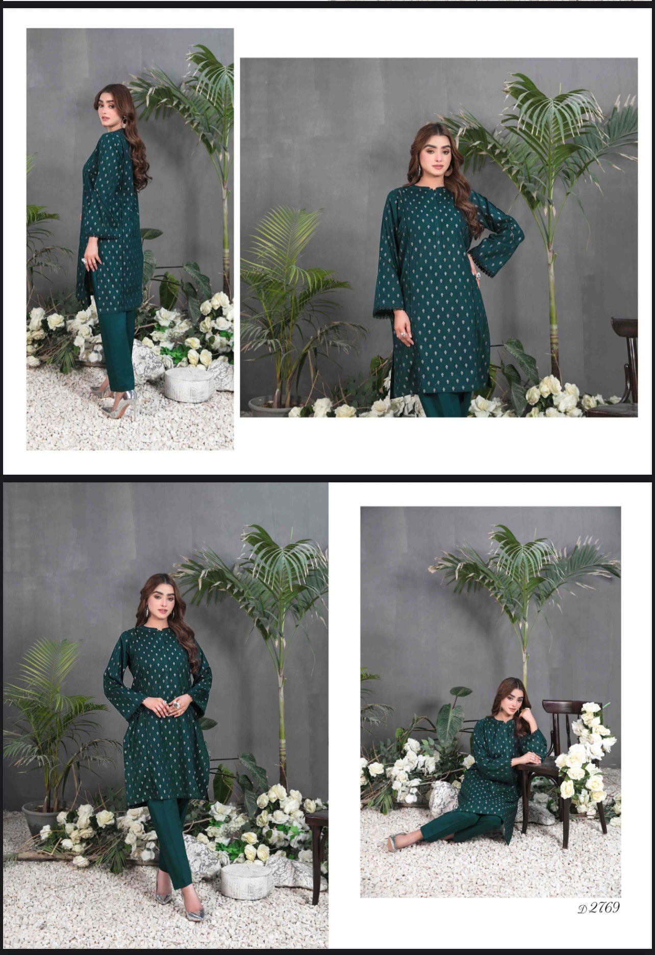 Tawakal Cotton Embroidered Co-ord Sets | Latest Patterns & Designs
