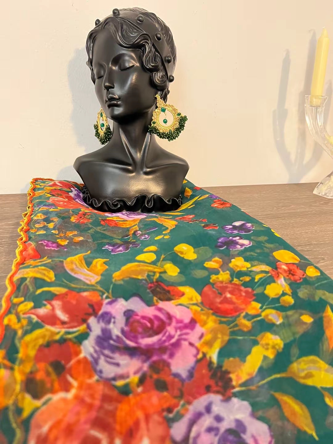 Luxury Printed Organza Dupattas | Floral & Digital Print Stoles