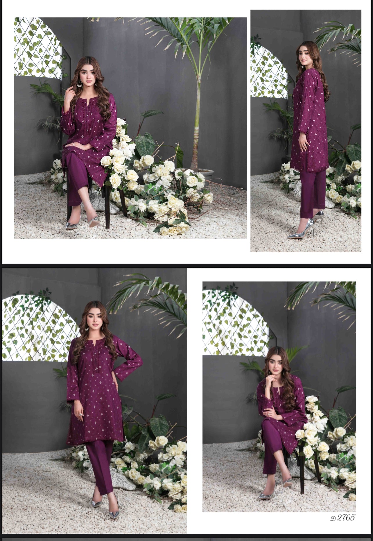 Tawakal Cotton Embroidered Co-ord Sets | Latest Patterns & Designs