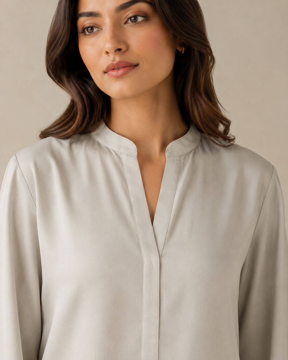 CORD-007 Light Grey Women's Plain 2 Piece Co-ord Set