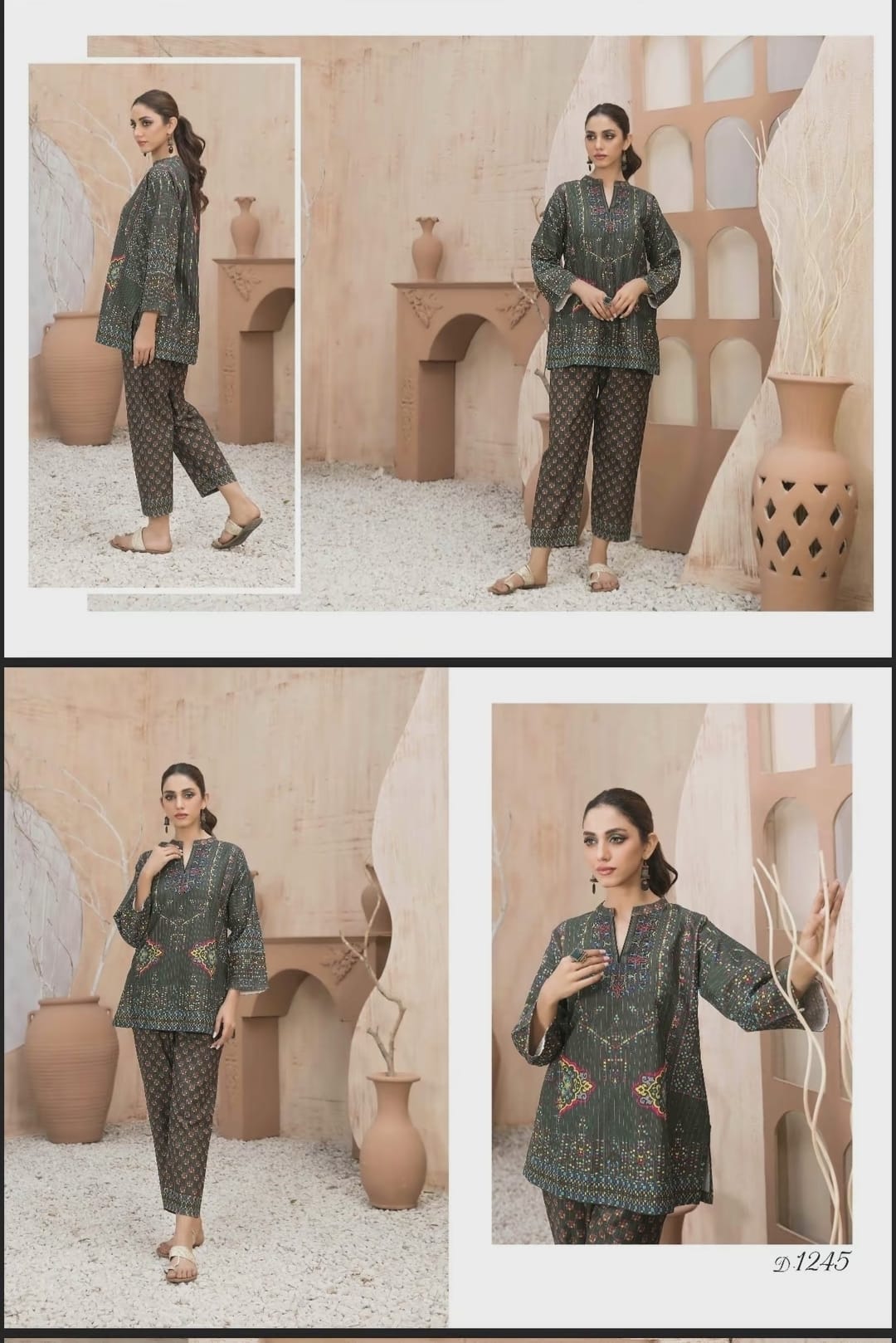 Tawakkal Fabrics | 2-Piece Digital Printed Khaddar Co-ord Set