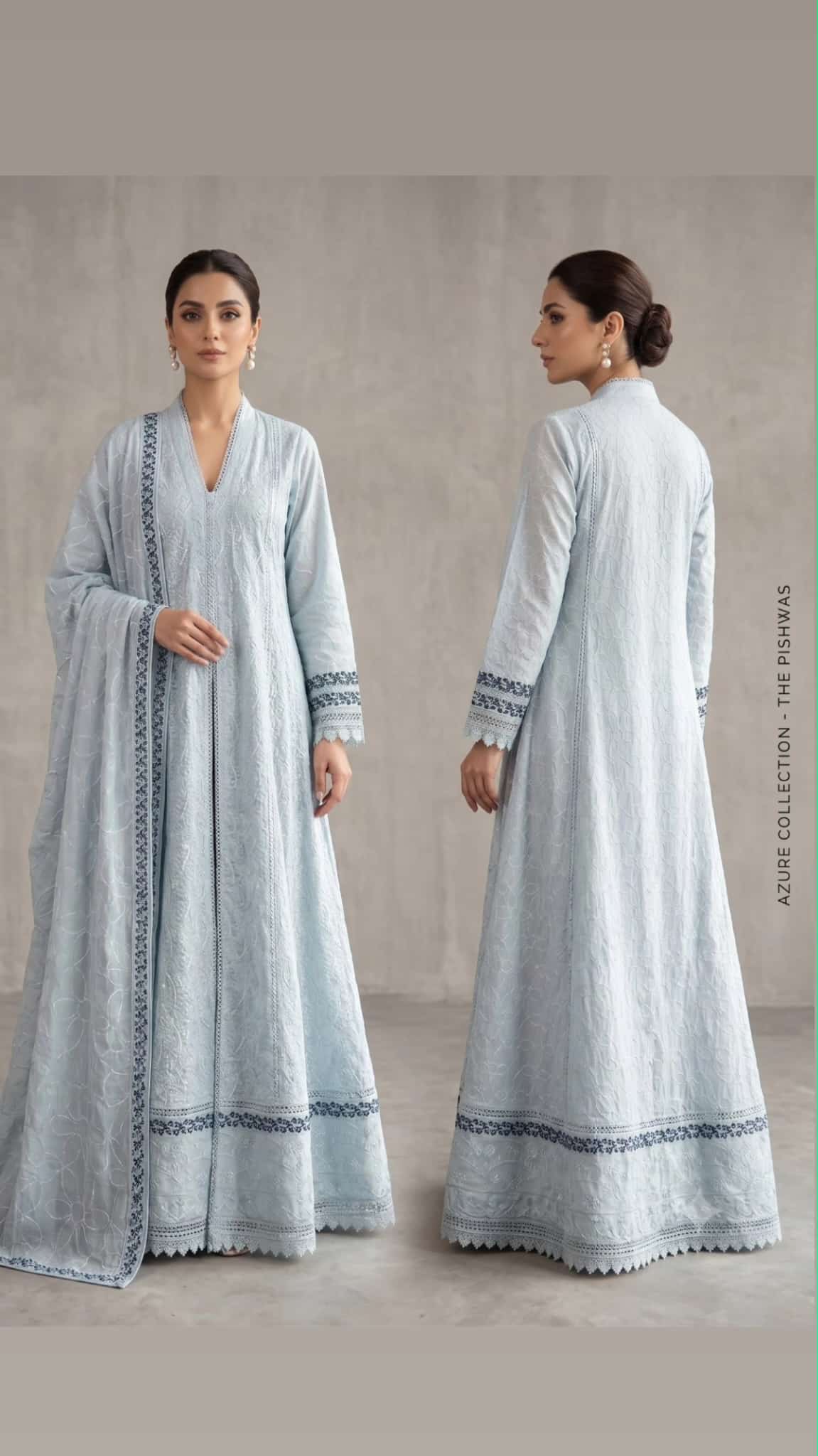MXI-001 Embroidered Maxi 3PC