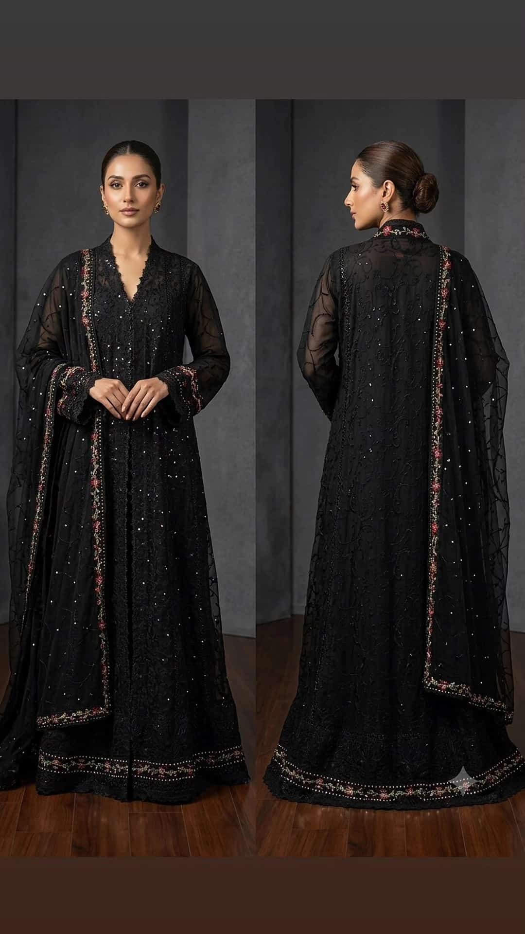 MXI-001 Embroidered Maxi 3PC
