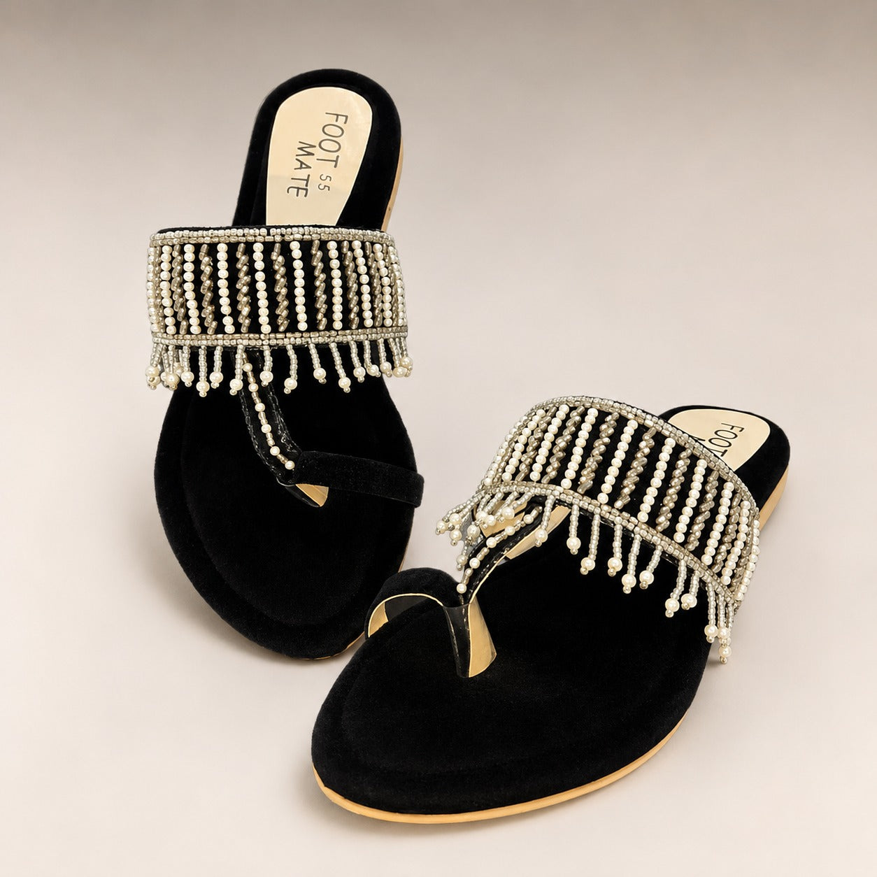 SDL-001 - Crystal Lattice Tassel Sandals for Women