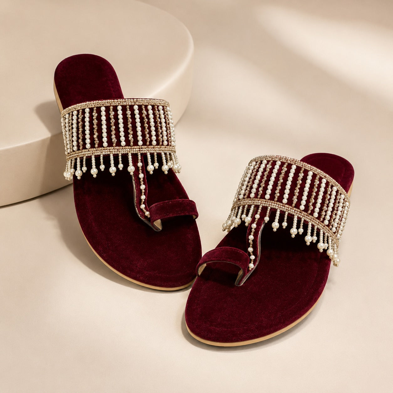 SDL-001 - Crystal Lattice Tassel Sandals for Women