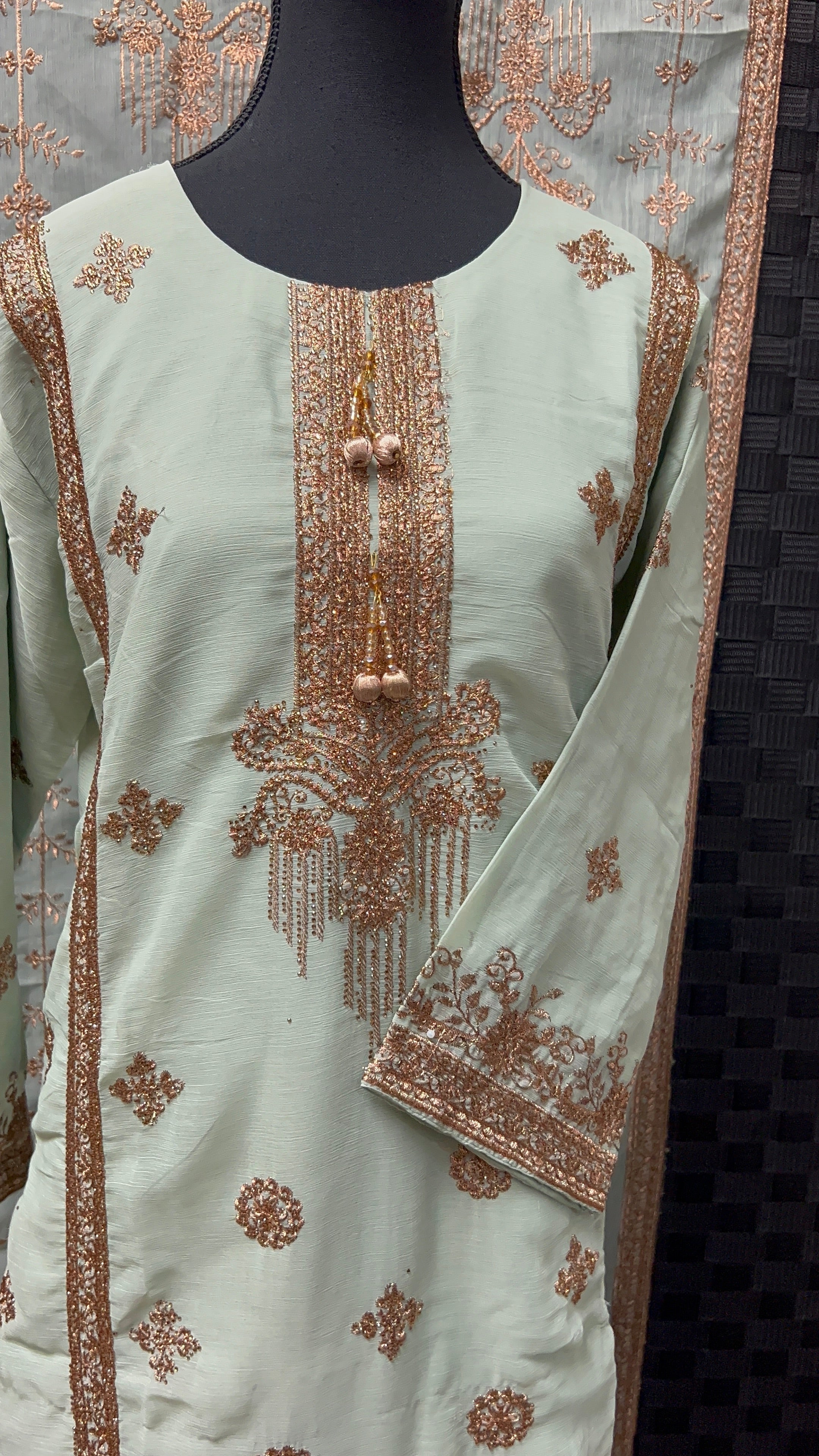 BF - 028 3PC Golden Zari & Stone Work Suit | Luxury Wedding Wear Ensemble - Boutique By MaryamBoutique By MaryamBoutique By Maryamnavy - blue - 1sBF - 028 3PC Golden Zari & Stone Work Suit | Luxury Wedding Wear Ensemble