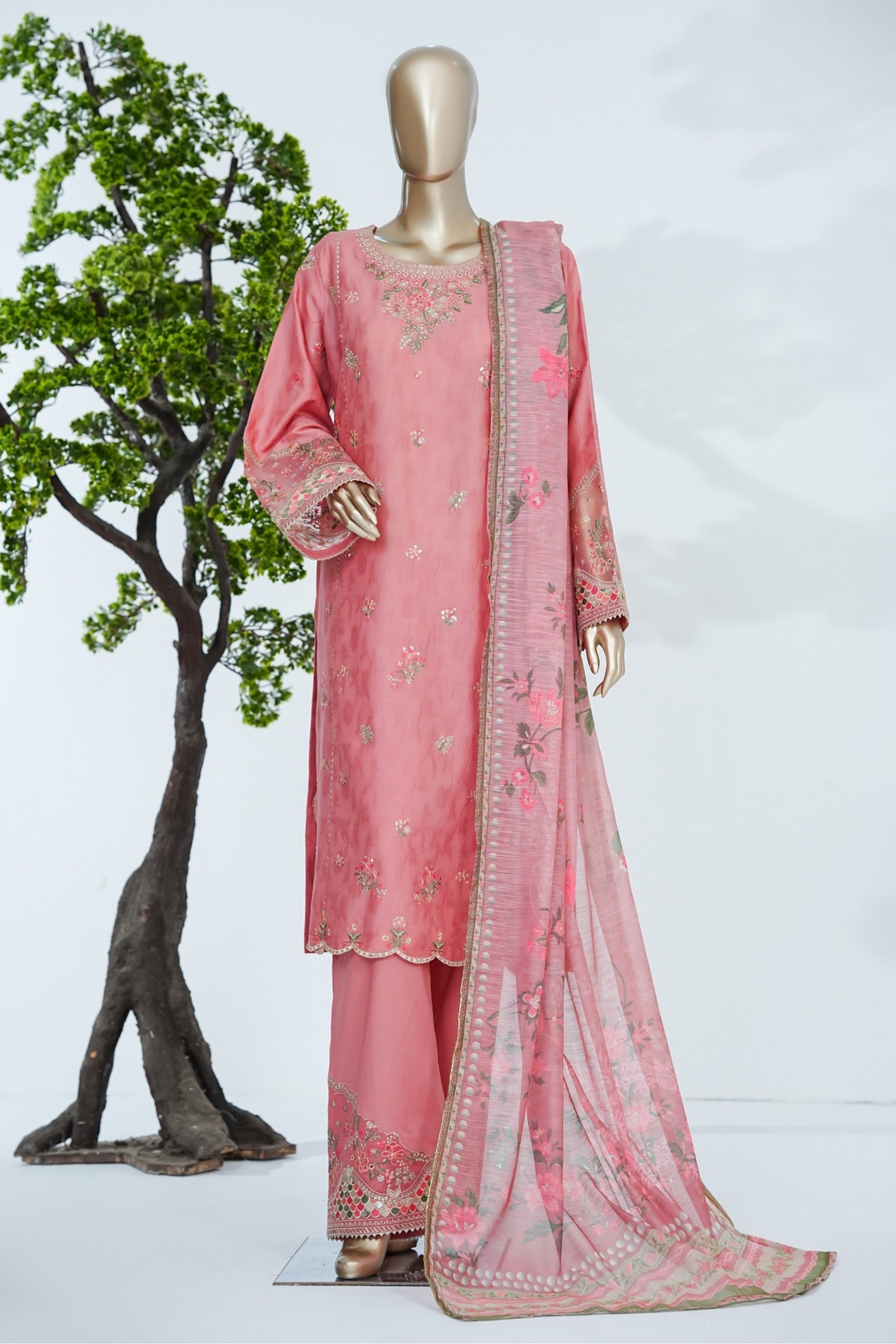 BM - 005 - Bin Saeed Embroidered Printed Lawn - Mint Green - Boutique By MaryamBoutique By MaryamBoutique By MaryamsBM - 005 - Bin Saeed Embroidered Printed Lawn - Mint Green