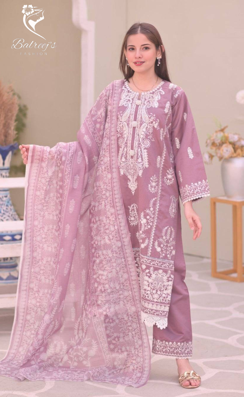 Eman Lilac - BalreejFashion image 3