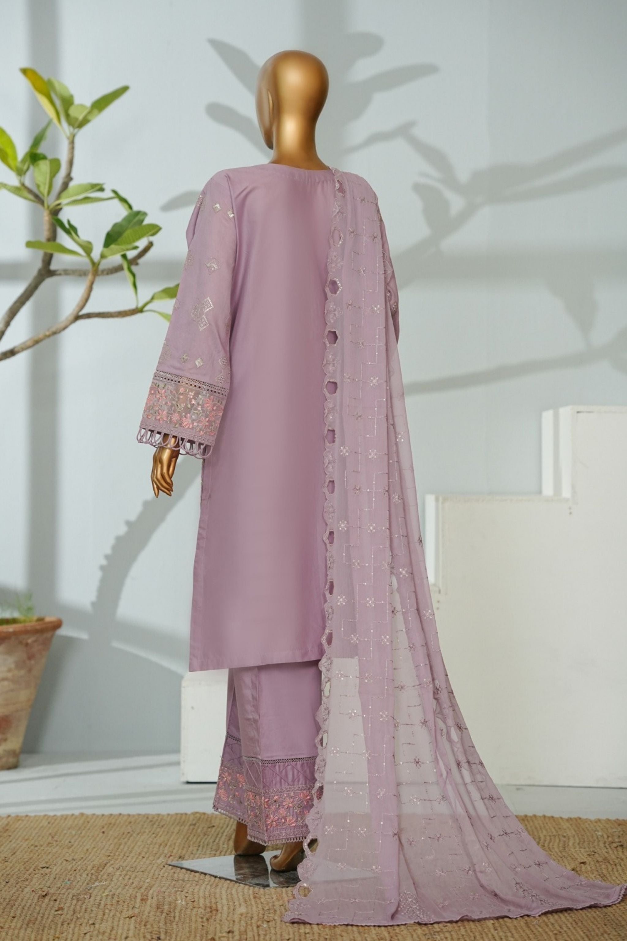 ECF - 07 Bin Saeed Original Dusty Pink Embroidered Cotton Fabric 3 - Piece Suit - Size S - M - L - Boutique By MaryamBoutique By MaryamBoutique By MaryamECF-07-SsECF - 07 Bin Saeed Original Dusty Pink Embroidered Cotton Fabric 3 - Piece Suit - Size S - M - L