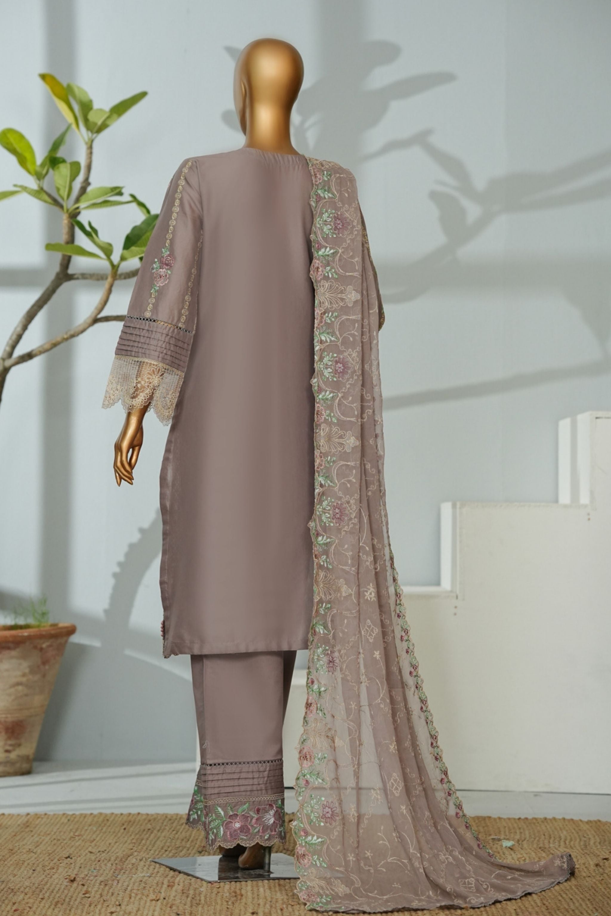 ECF - 18 Bin Saeed Original Peach Coral Embroidered Cotton Fabric 3 - Piece Suit - Size S - M - L - Boutique By MaryamBoutique By MaryamBoutique By MaryamECF-18-SsECF - 18 Bin Saeed Original Peach Coral Embroidered Cotton Fabric 3 - Piece Suit - Size S - M - L