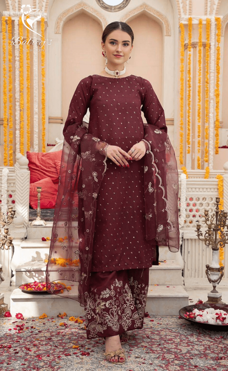 Raw Silk Radiance with Organza Grace image 1