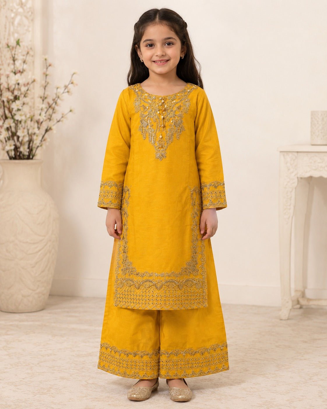 KD - 06 Fuchsia Girls Embroidered 2 - Piece Kurta & Sharara Set – Traditional Dress for Girls - Boutique By MaryamBoutique By MaryamBoutique By MaryamBM-KD-00626KD - 06 Fuchsia Girls Embroidered 2 - Piece Kurta & Sharara Set – Traditional Dress for Girls
