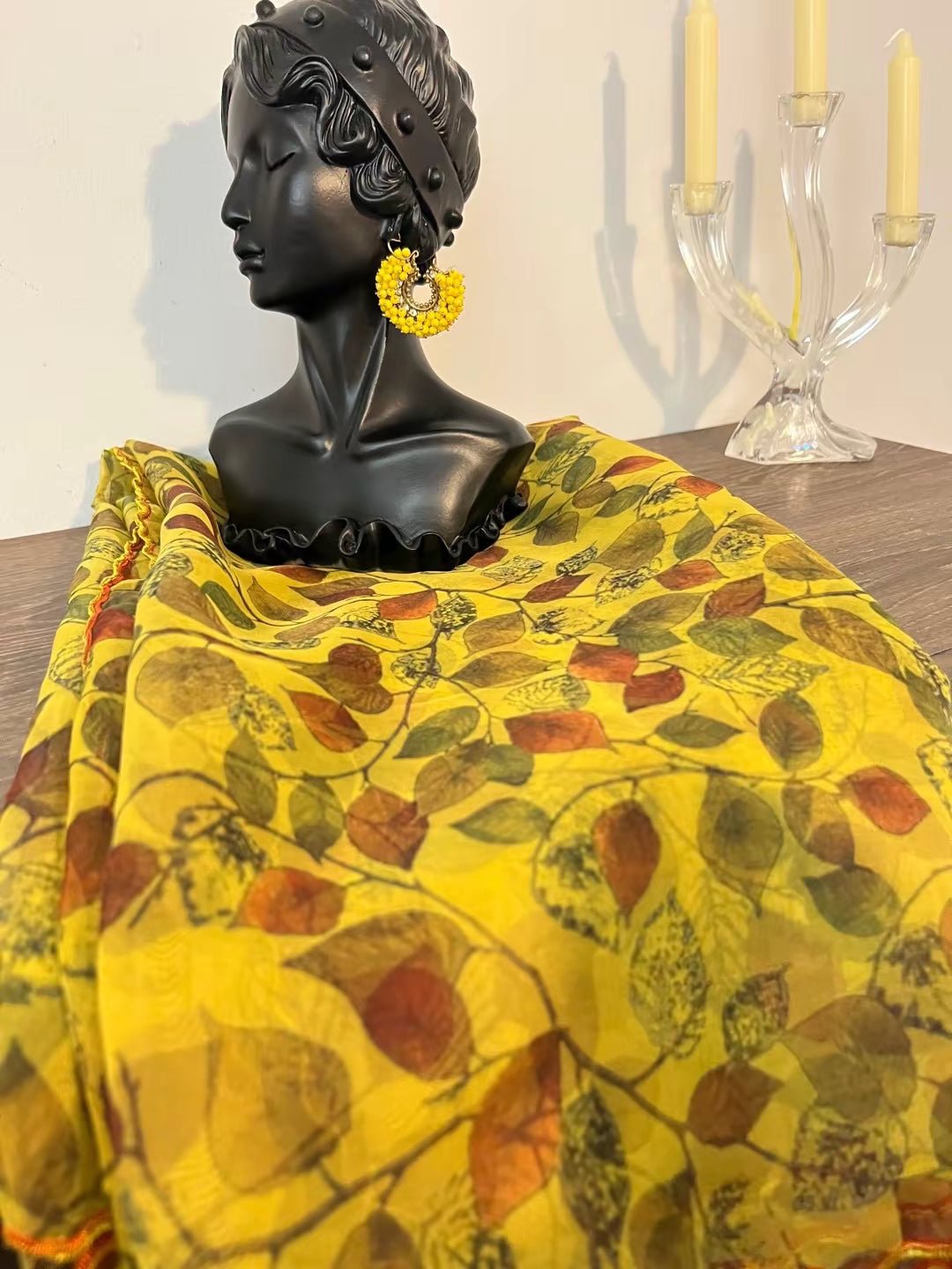 Luxury Printed Organza Dupattas | Floral & Digital Print Stoles - Boutique By MaryamBoutique By MaryamBoutique By MaryammustardLuxury Printed Organza Dupattas | Floral & Digital Print Stoles