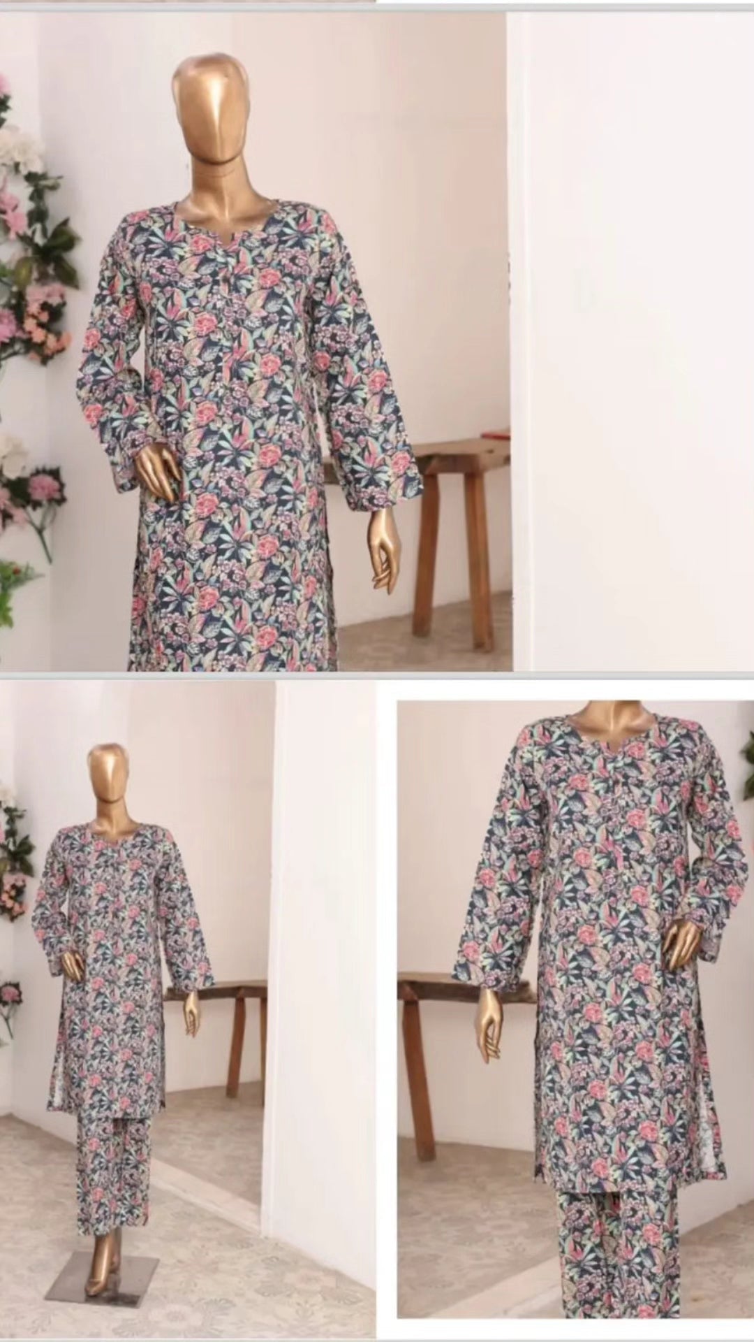 Bin Saeed Original Digital Printed 2-Piece Co-ord Set – Premium Summer Lawn