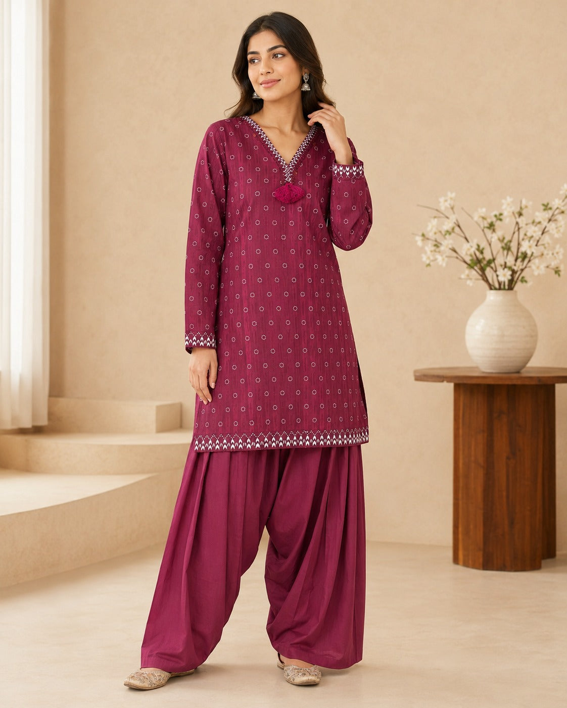 BM-CFS-002 | Cords With Farshi Shalwar 02 2PC Ready-to-Wear Co-ord Set