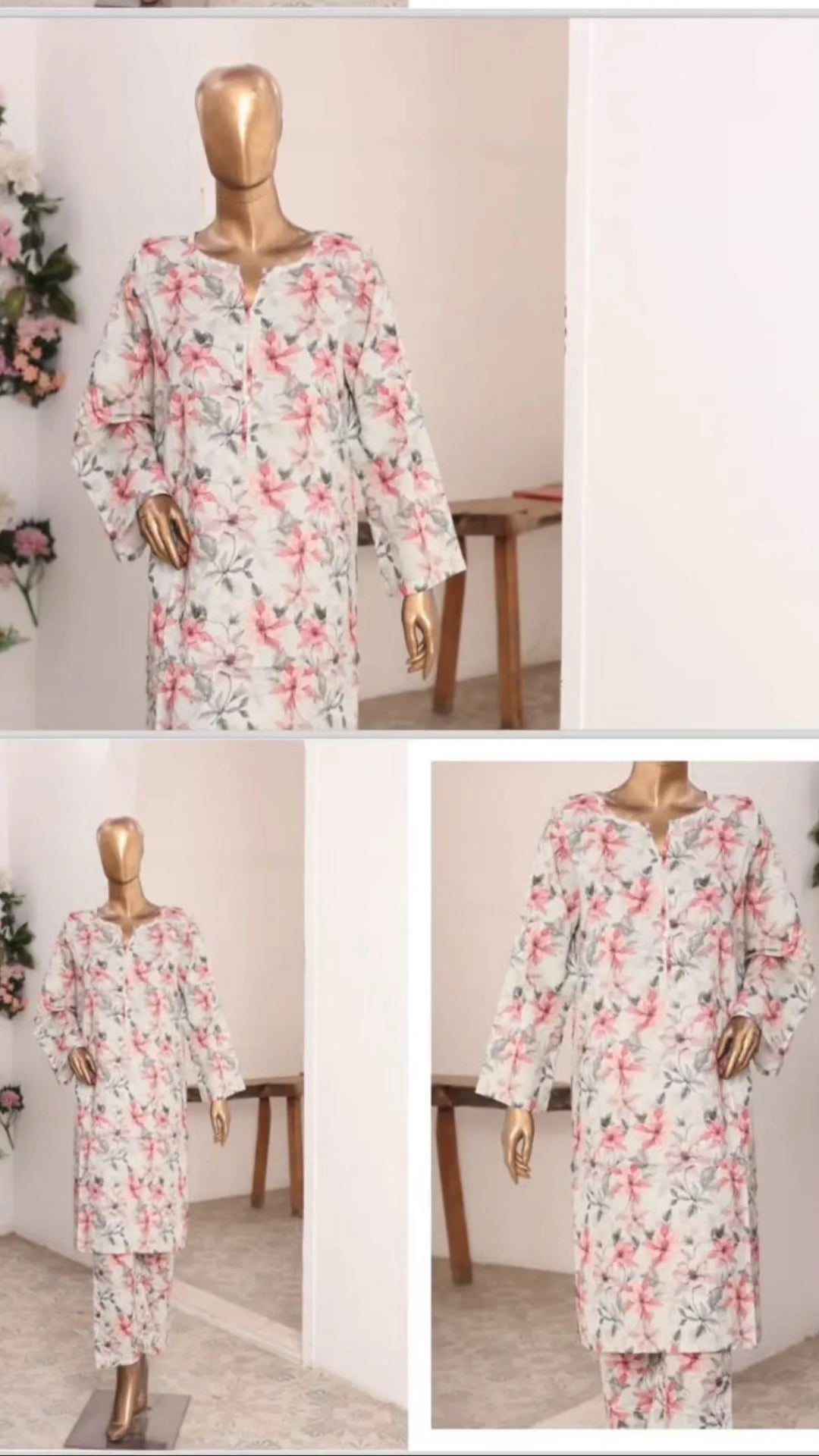 Bin Saeed Original Digital Printed 2-Piece Co-ord Set – Premium Summer Lawn