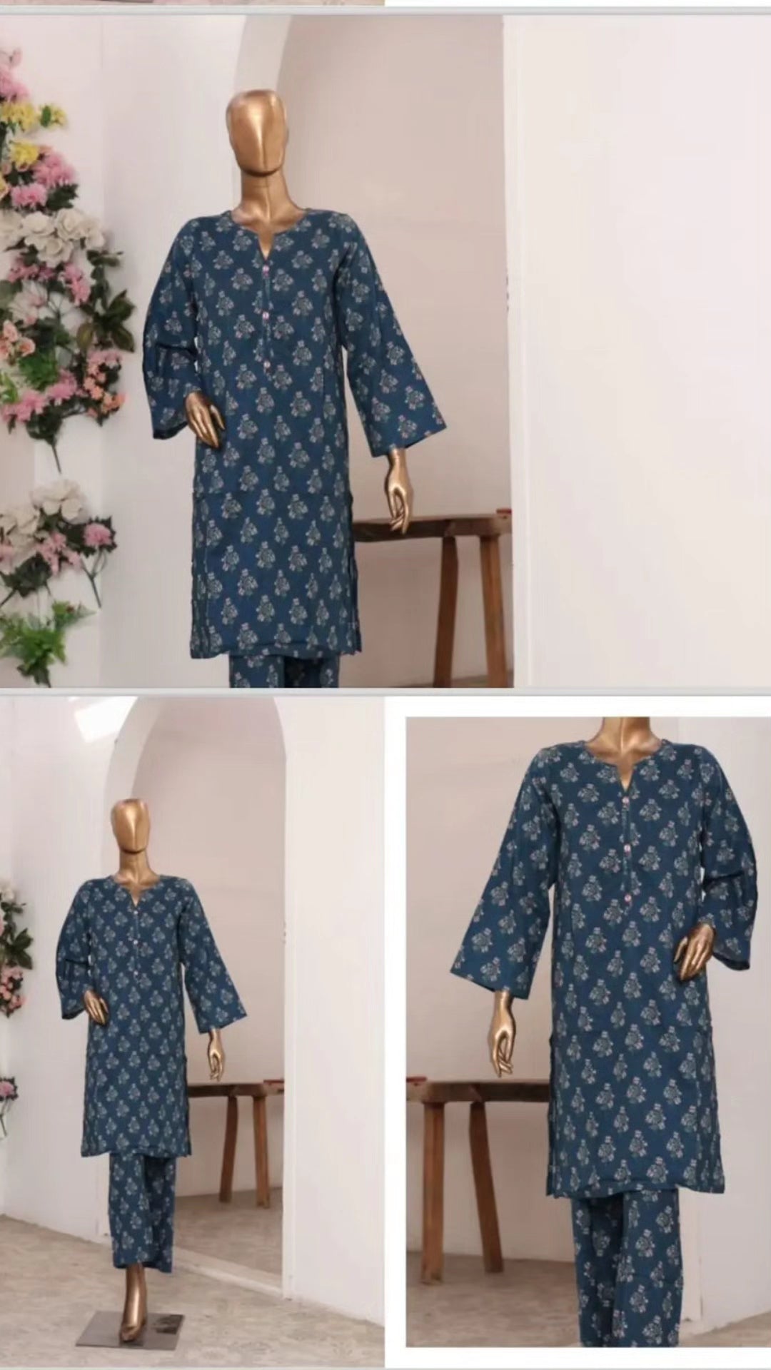 Bin Saeed Original Digital Printed 2-Piece Co-ord Set – Premium Summer Lawn