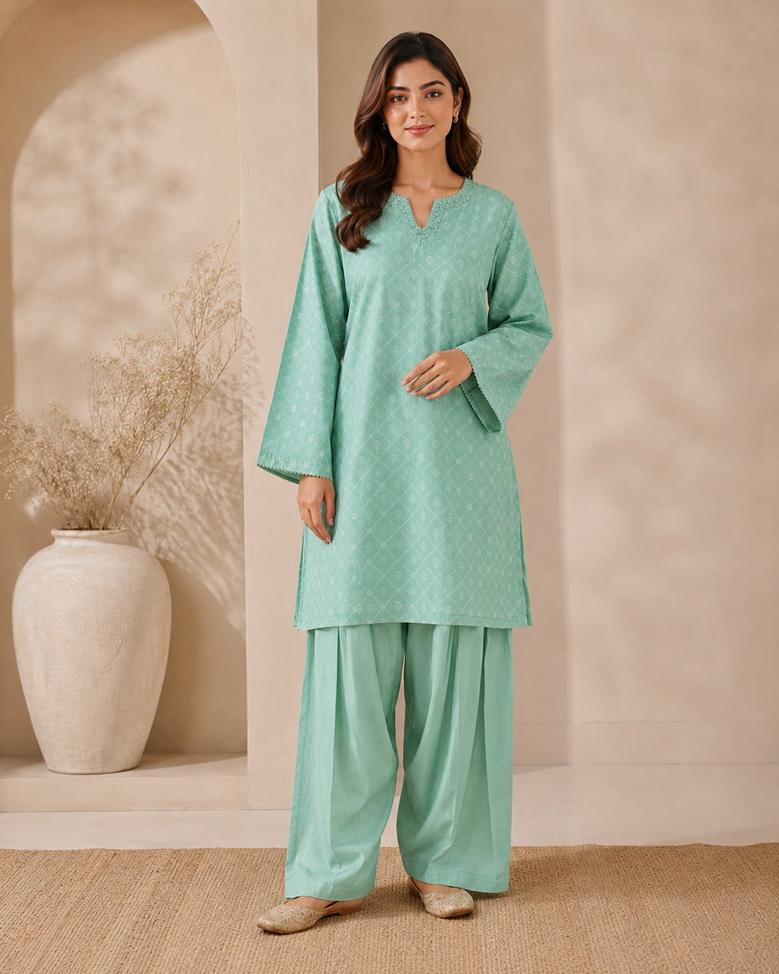 BM-CFS-002 | Cords With Farshi Shalwar 02 2PC Ready-to-Wear Co-ord Set
