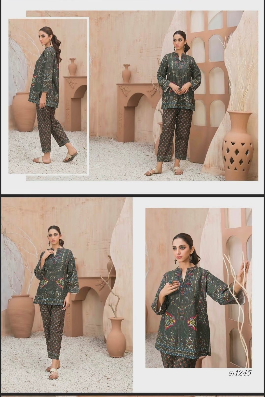 Tawakal "Patterns" Premium Printed Soft Khadar 2 - Piece Co - ord Set - Boutique By MaryamBoutique By MaryamBoutique By Maryamolive - greensTawakal "Patterns" Premium Printed Soft Khadar 2 - Piece Co - ord Set