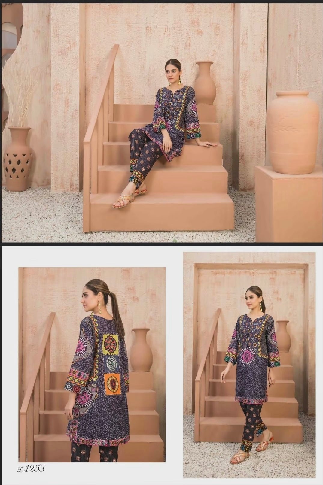 Tawakal "Patterns" Premium Printed Soft Khadar 2 - Piece Co - ord Set - Boutique By MaryamBoutique By MaryamBoutique By Maryamdark - greysTawakal "Patterns" Premium Printed Soft Khadar 2 - Piece Co - ord Set