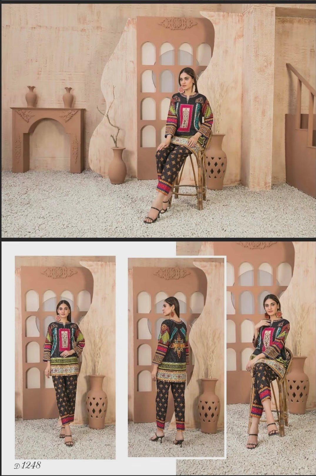 Tawakal "Patterns" Premium Printed Soft Khadar 2 - Piece Co - ord Set - Boutique By MaryamBoutique By MaryamBoutique By Maryammidnight - blacksTawakal "Patterns" Premium Printed Soft Khadar 2 - Piece Co - ord Set
