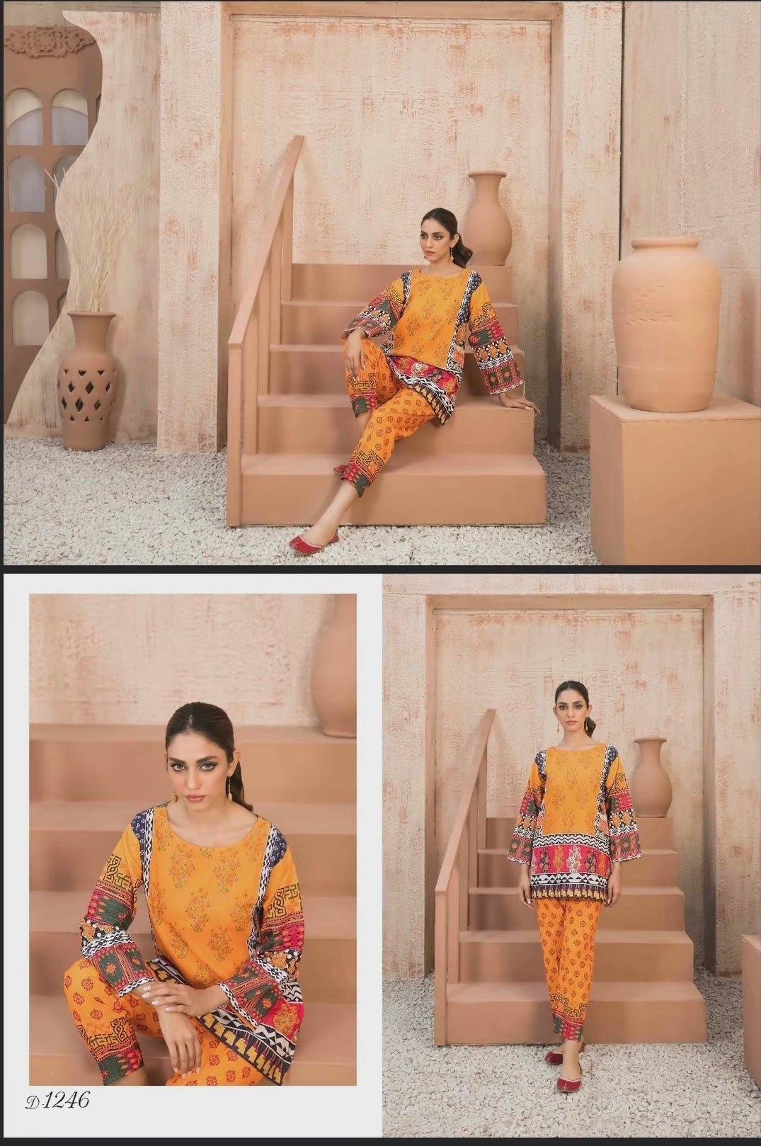 Tawakal "Patterns" Premium Printed Soft Khadar 2 - Piece Co - ord Set - Boutique By MaryamBoutique By MaryamBoutique By MaryamorangesTawakal "Patterns" Premium Printed Soft Khadar 2 - Piece Co - ord Set
