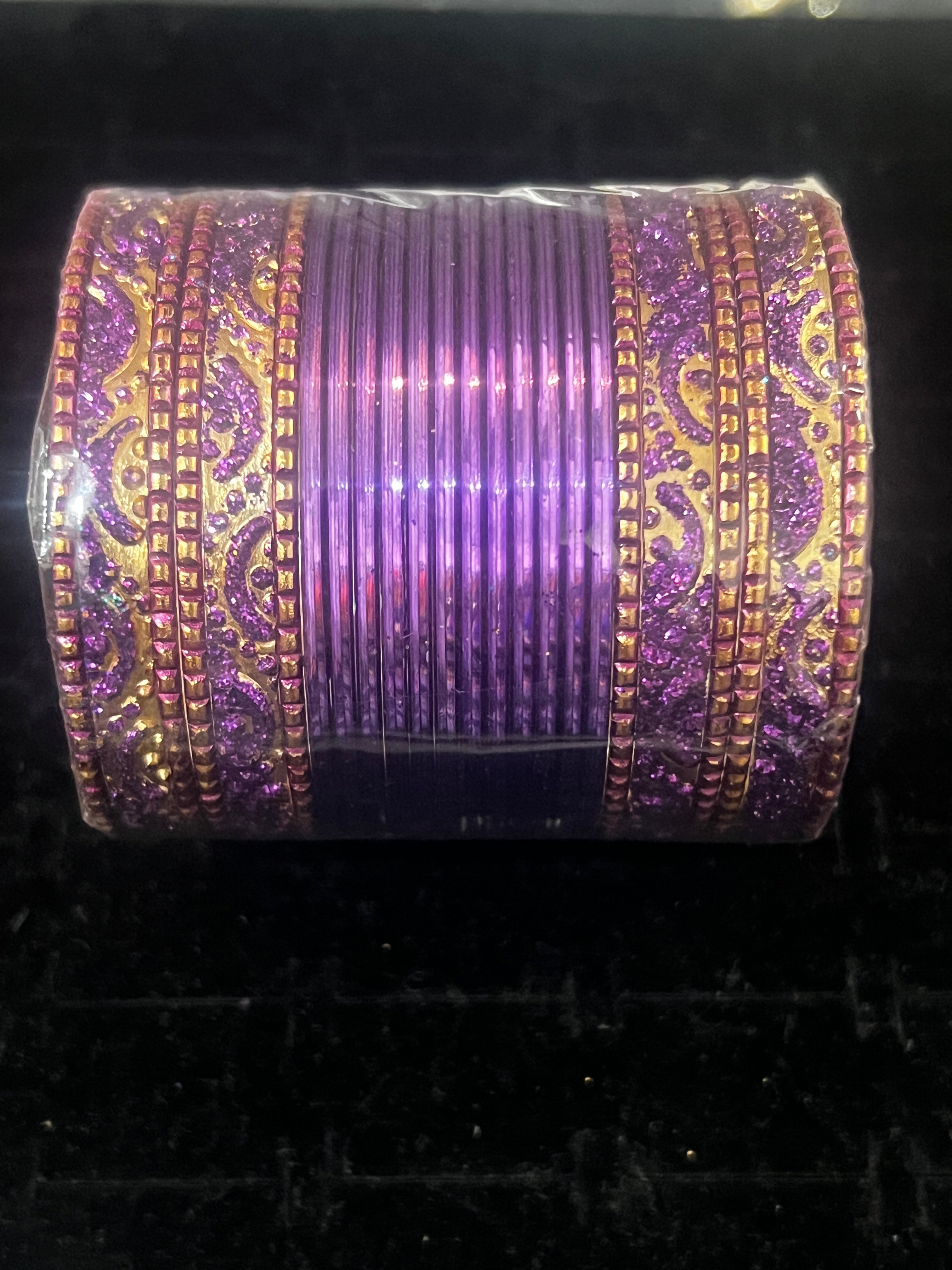 Trendy Vibrant Metal Bangles – Lightweight Daily Wear Collection for Girls - Boutique By MaryamBoutique By MaryamBoutique By Maryampurple2.4 - STrendy Vibrant Metal Bangles – Lightweight Daily Wear Collection for Girls